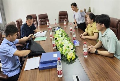 旌德縣生態(tài)環(huán)境分局入企走訪調研，優(yōu)化營商環(huán)境助力日用化學產品銷售